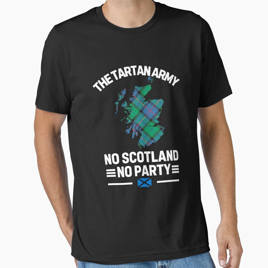 The Tartan Army Scotland Shirt No Scotland No Party by DesignForYou79 Unisex T-shirt, Sweatshirt, Hoodie, Long Sleeve Tee - T-Shirt, Sweatshirt, Hoodie