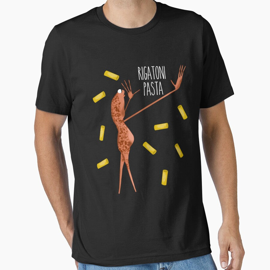 Rigatoni pasta - Marcus the worm, funny meme by Denisemichels Unisex T-shirt, Sweatshirt, Hoodie, Long Sleeve Tee - T-Shirt, Sweatshirt, Hoodie
