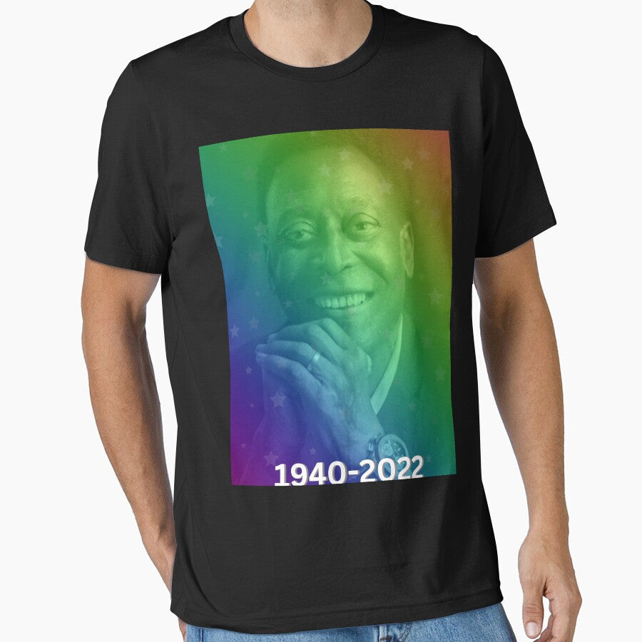 Rip Pele 1940-2022 by AgamTroeger Unisex T-shirt, Sweatshirt, Hoodie, Long Sleeve Tee - T-Shirt, Sweatshirt, Hoodie