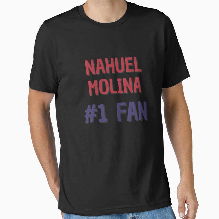 Nahuel Molina - #1 Fan by Rybariuns Unisex T-shirt, Sweatshirt, Hoodie, Long Sleeve Tee - T-Shirt, Sweatshirt, Hoodie