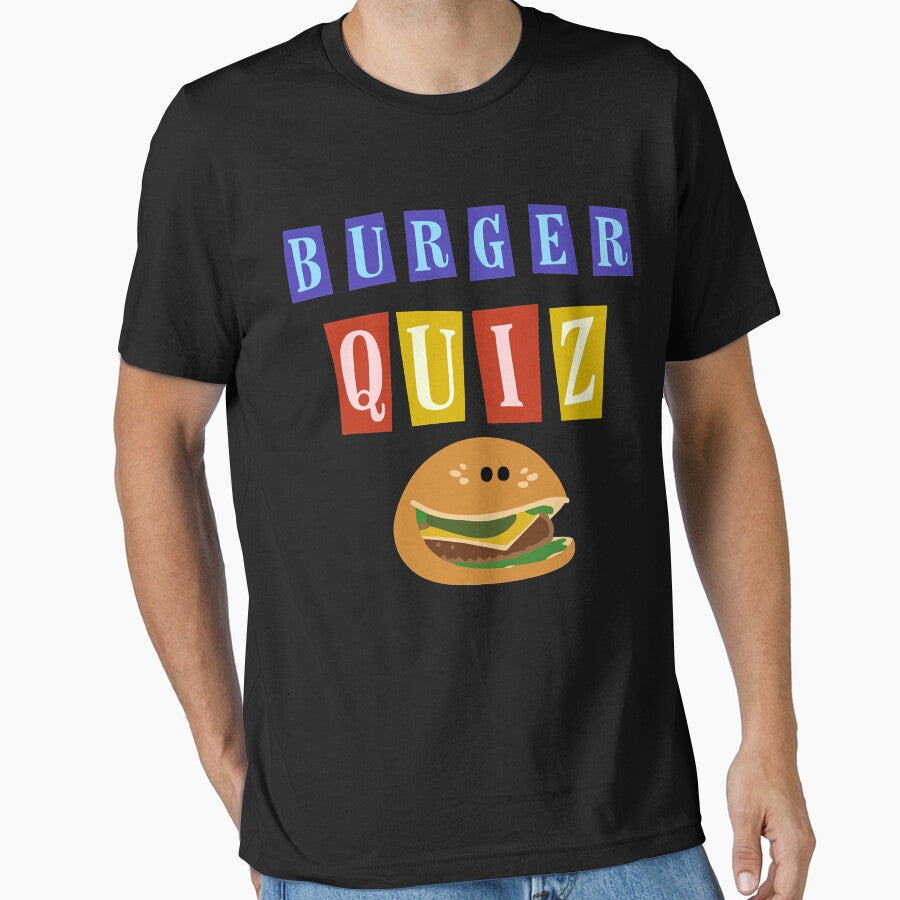 Burger quizz new logo Classic T-Shirt by Jamiarnado Unisex T-shirt, Sweatshirt, Hoodie, Long Sleeve Tee - T-Shirt, Sweatshirt, Hoodie