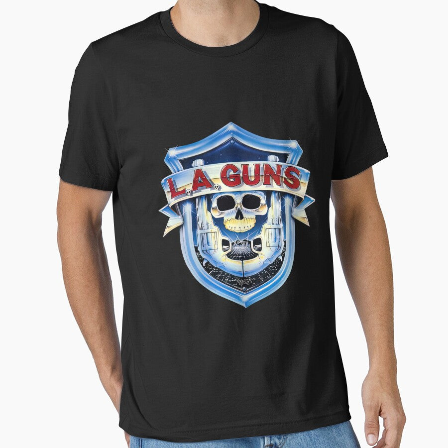 L.A. Guns: Classic Badge by FrannyMassinga Unisex T-shirt, Sweatshirt, Hoodie, Long Sleeve Tee - T-Shirt, Sweatshirt, Hoodie