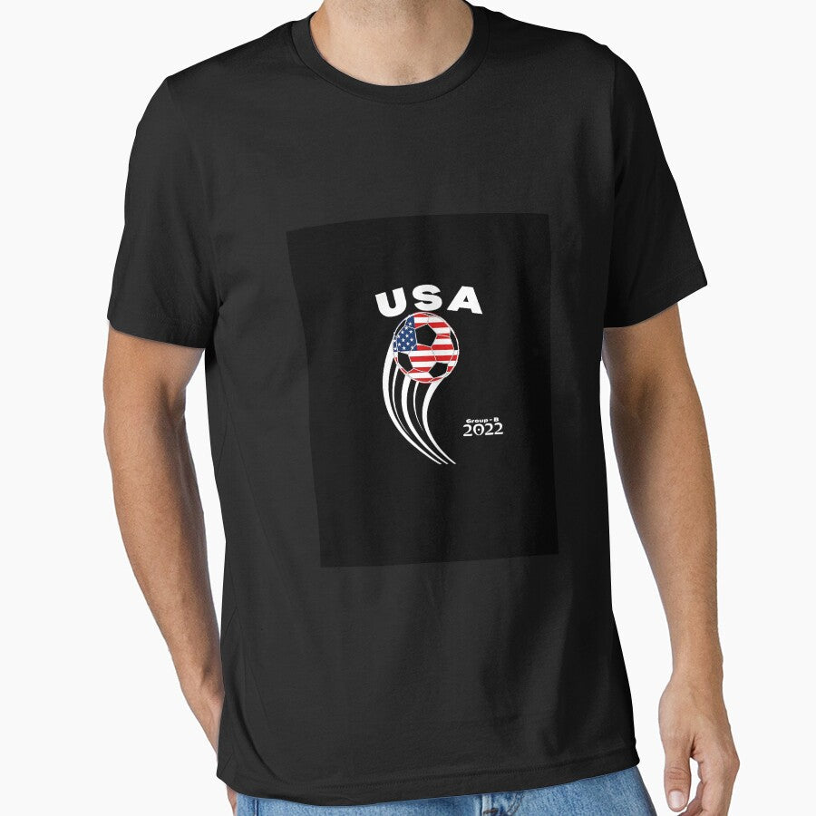 World Cup 2022 Team Usa by Subha2001 Unisex T-shirt, Sweatshirt, Hoodie, Long Sleeve Tee - T-Shirt, Sweatshirt, Hoodie