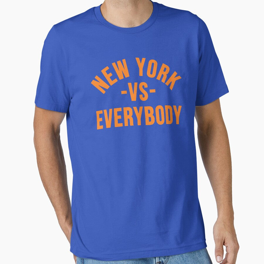 New York vs. Everybody by masonratalis Unisex T-shirt, Sweatshirt, Hoodie, Long Sleeve Tee - T-Shirt, Sweatshirt, Hoodie
