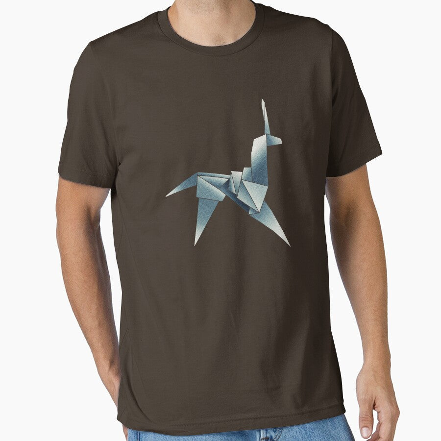 Origami unicorn by sonorosan Unisex T-shirt, Sweatshirt, Hoodie, Long Sleeve Tee - T-Shirt, Sweatshirt, Hoodie
