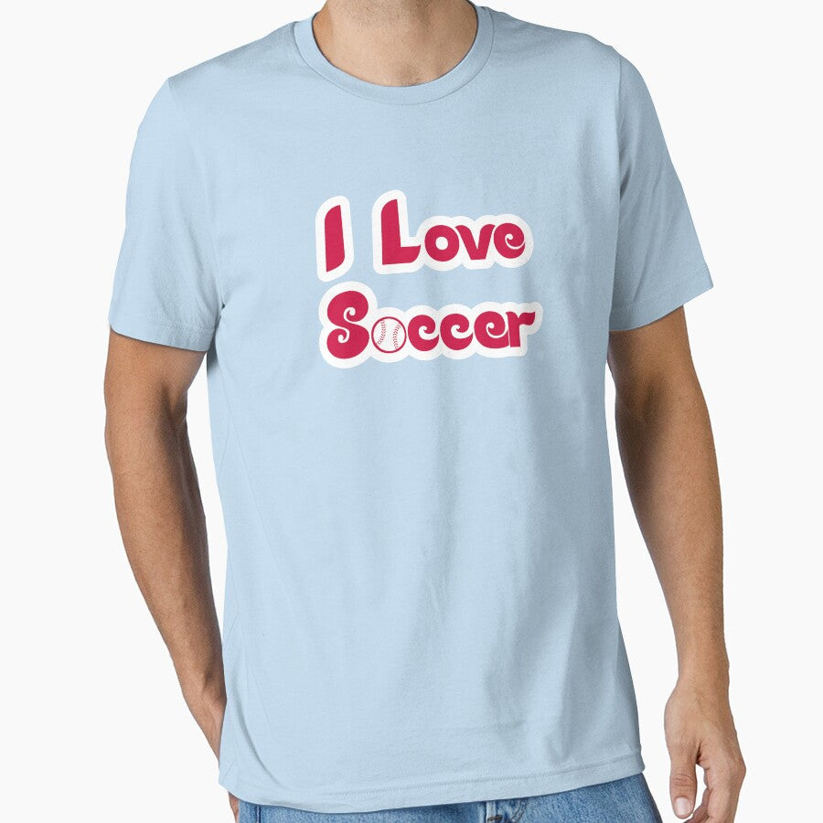 I Love Soccer by TedDastickJr Unisex T-shirt, Sweatshirt, Hoodie, Long Sleeve Tee - T-Shirt, Sweatshirt, Hoodie