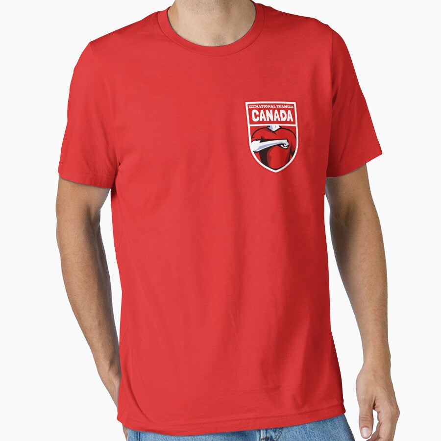 Canada National Team Logo by Salukeart Unisex T-shirt, Sweatshirt, Hoodie, Long Sleeve Tee - T-Shirt, Sweatshirt, Hoodie