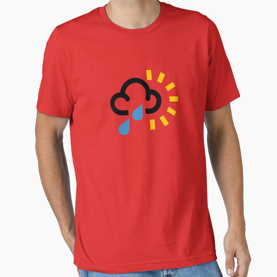 Rain and Sun !?, Weather Forecast Symbol - Weather Forecaster TV News Signs, Unusual, Retro, Funny Different Design by granimatedesign - T-Shirt, Sweatshirt, Hoodie