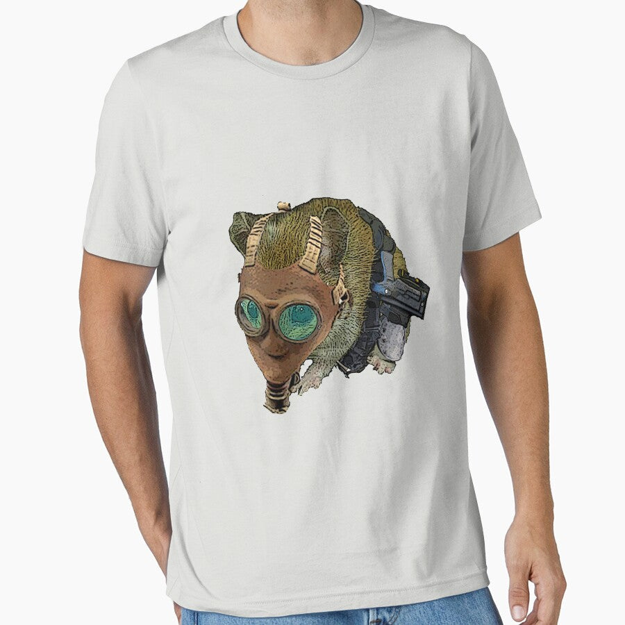 Giant Version  Mouse in gas mask by Malkman Unisex T-shirt, Sweatshirt, Hoodie, Long Sleeve Tee - T-Shirt, Sweatshirt, Hoodie