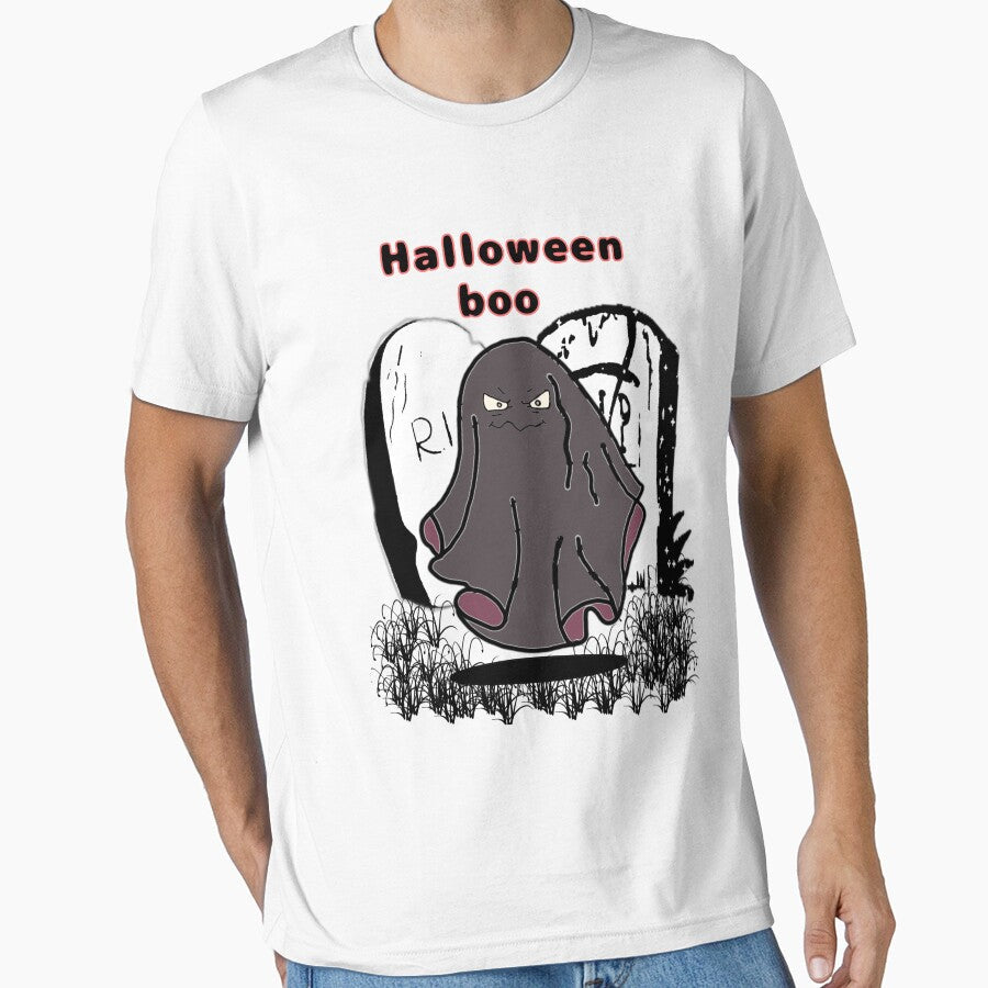 cute ghost halloween night by Prapan Unisex T-shirt, Sweatshirt, Hoodie, Long Sleeve Tee - T-Shirt, Sweatshirt, Hoodie