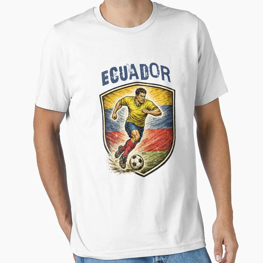 Vintage Ecuador - 2026 Futbol Retro Style by Tee Nook Unisex T-shirt, Sweatshirt, Hoodie, Long Sleeve Tee - T-Shirt, Sweatshirt, Hoodie