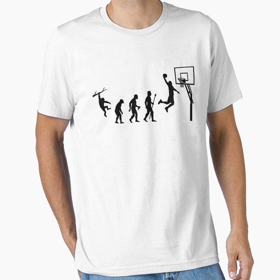 Basketball Evolution by BeyondEvolved Unisex T-shirt, Sweatshirt, Hoodie, Long Sleeve Tee - T-Shirt, Sweatshirt, Hoodie