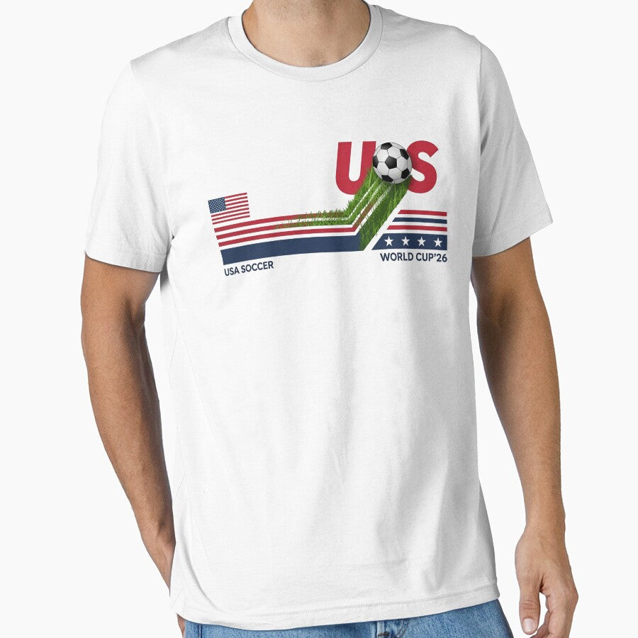 Team USA Soccer World Cup '26, USA Soccer World Cup, Usa Soccer - USA World Cup 2026 by EiruDamian - T-Shirt, Sweatshirt, Hoodie