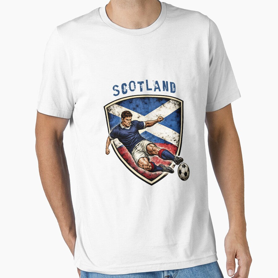 Scotland - 2026 Futbol Retro Style by Tee Nook Unisex T-shirt, Sweatshirt, Hoodie, Long Sleeve Tee - T-Shirt, Sweatshirt, Hoodie