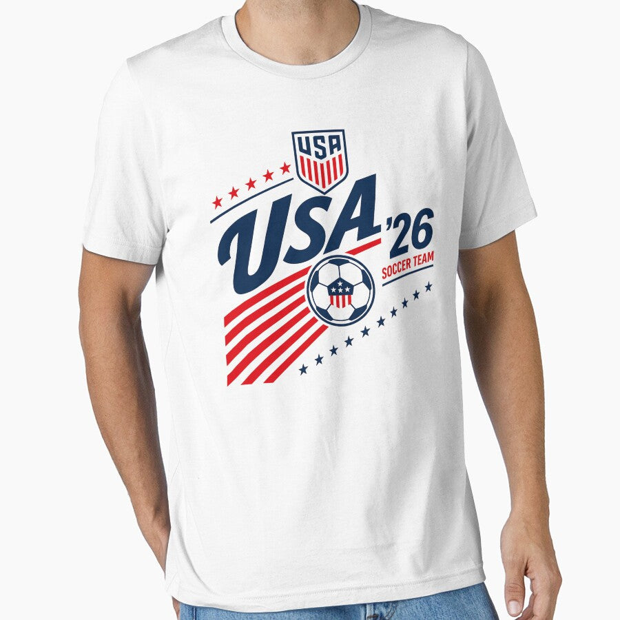 USA Soccer World Cup 2026, USA Soccer Team, American Football- USA World Cup 2026 by EiruDamian - T-Shirt, Sweatshirt, Hoodie