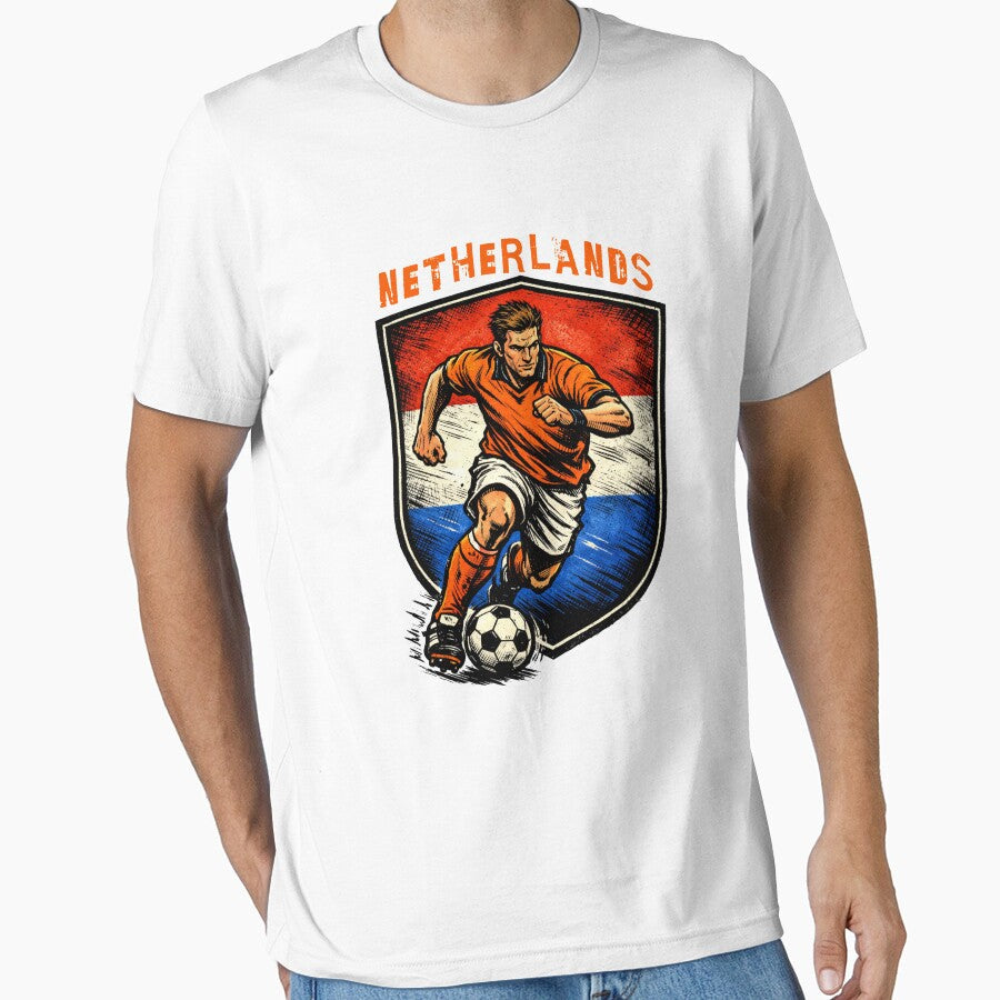 Netherlands - 2026 Futbol Retro Style by Tee Nook Unisex T-shirt, Sweatshirt, Hoodie, Long Sleeve Tee - T-Shirt, Sweatshirt, Hoodie