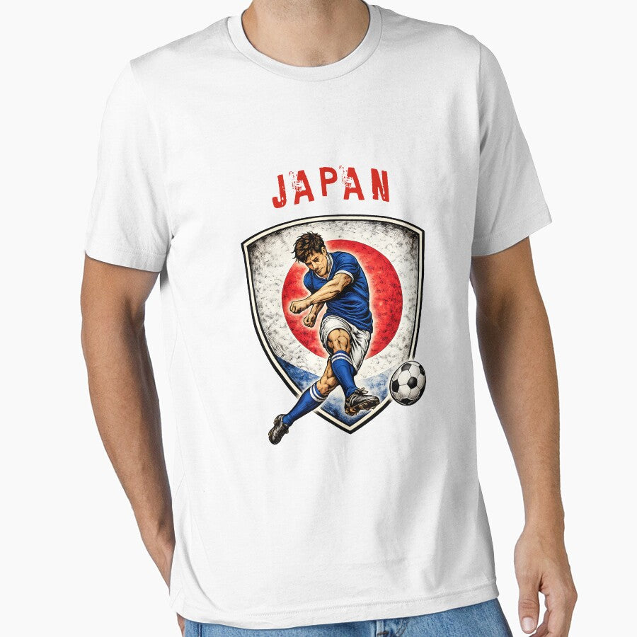 Japan - 2026 Futbol Retro Style by Tee Nook Unisex T-shirt, Sweatshirt, Hoodie, Long Sleeve Tee - T-Shirt, Sweatshirt, Hoodie