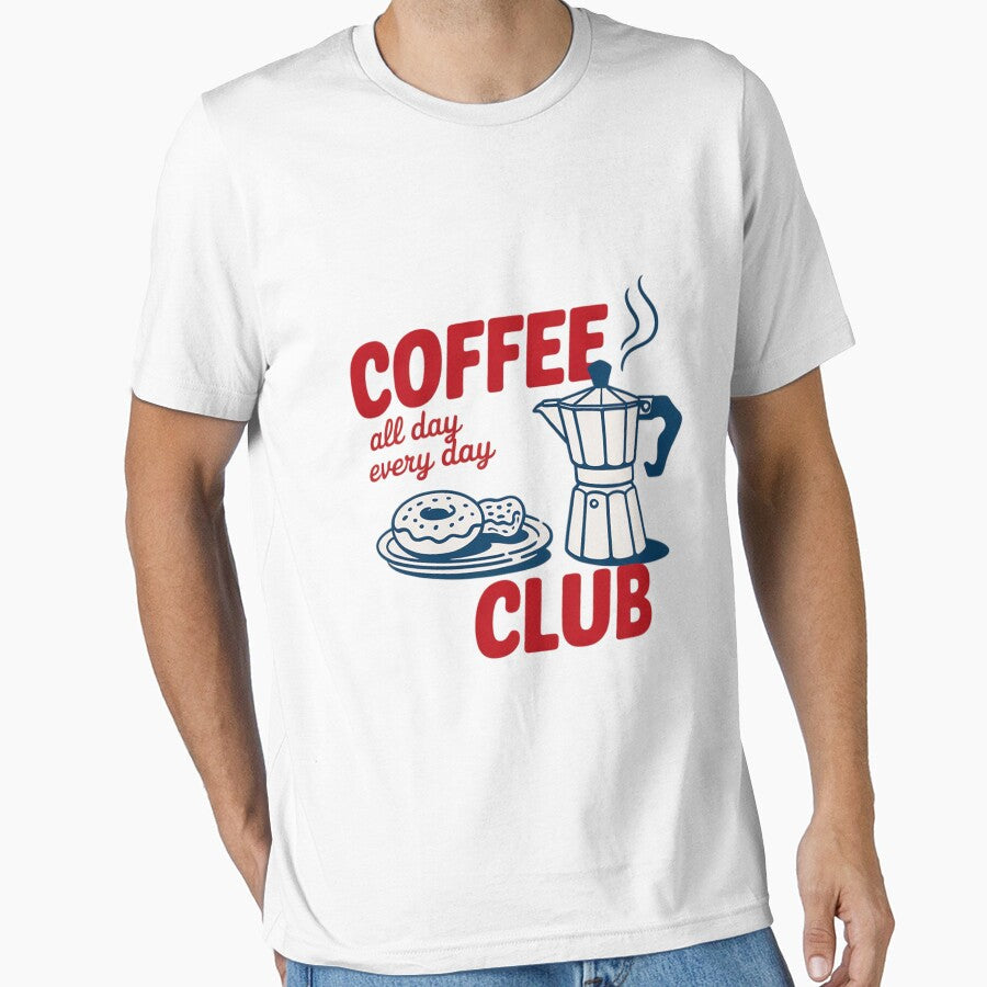 Coffee Club Coffee For Coffee Lover Men Women by RatCurry Unisex T-shirt, Sweatshirt, Hoodie, Long Sleeve Tee - T-Shirt, Sweatshirt, Hoodie