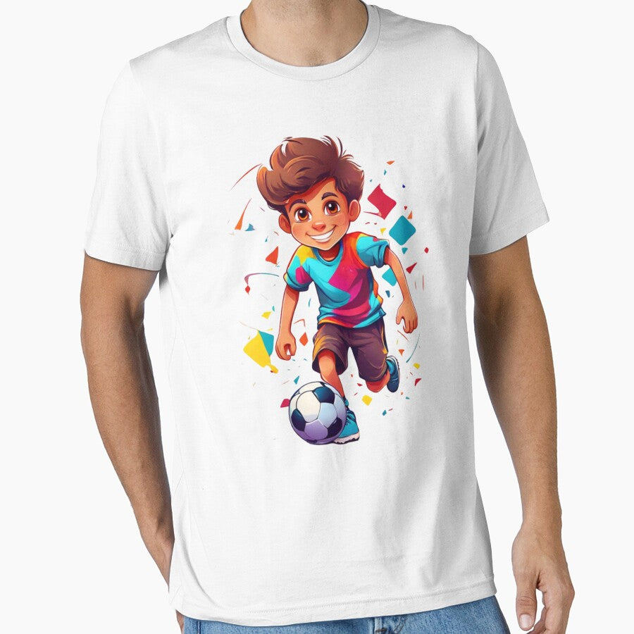 Playing Football - Love Soccer by Allentee Unisex T-shirt, Sweatshirt, Hoodie, Long Sleeve Tee - T-Shirt, Sweatshirt, Hoodie