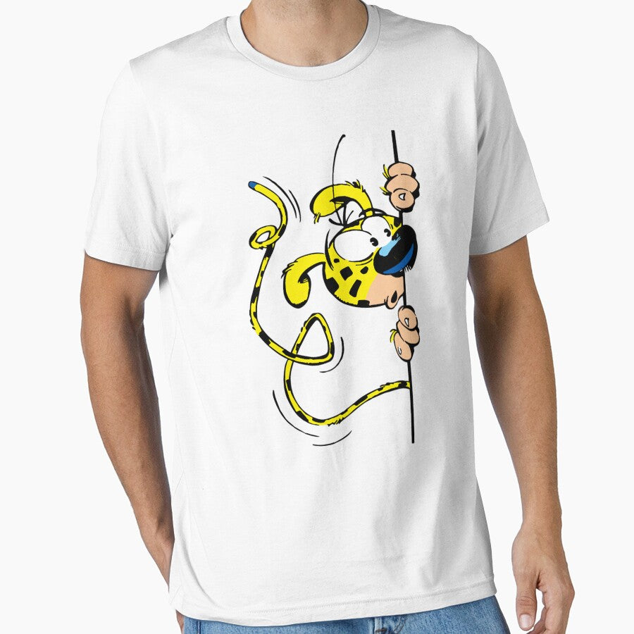Marsupilami blue wall Gaston Lagaffe Movie Cartoon Color Big Ben Classic by oritoor58392 Unisex T-shirt, Sweatshirt, Hoodie, Long Sleeve Tee - T-Shirt, Sweatshirt, Hoodie