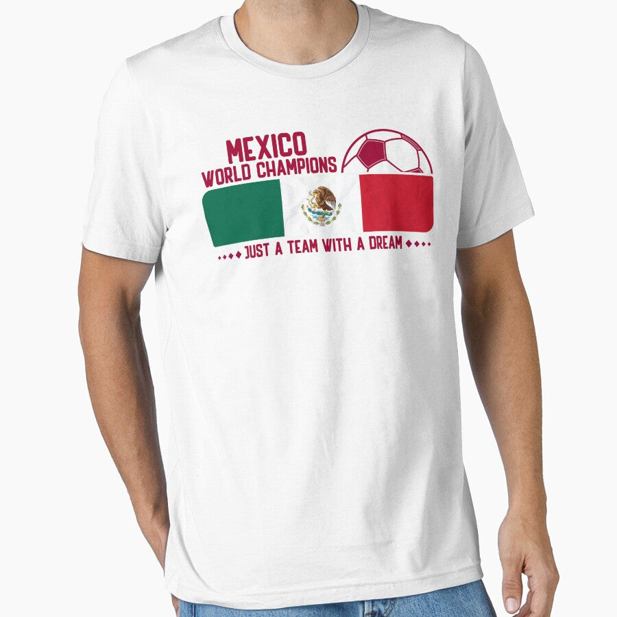 Mexico Football Team for Soccer Lovers and Football Fans by Dexter Freeman Unisex T-shirt, Sweatshirt, Hoodie, Long Sleeve Tee - T-Shirt, Sweatshirt, Hoodie