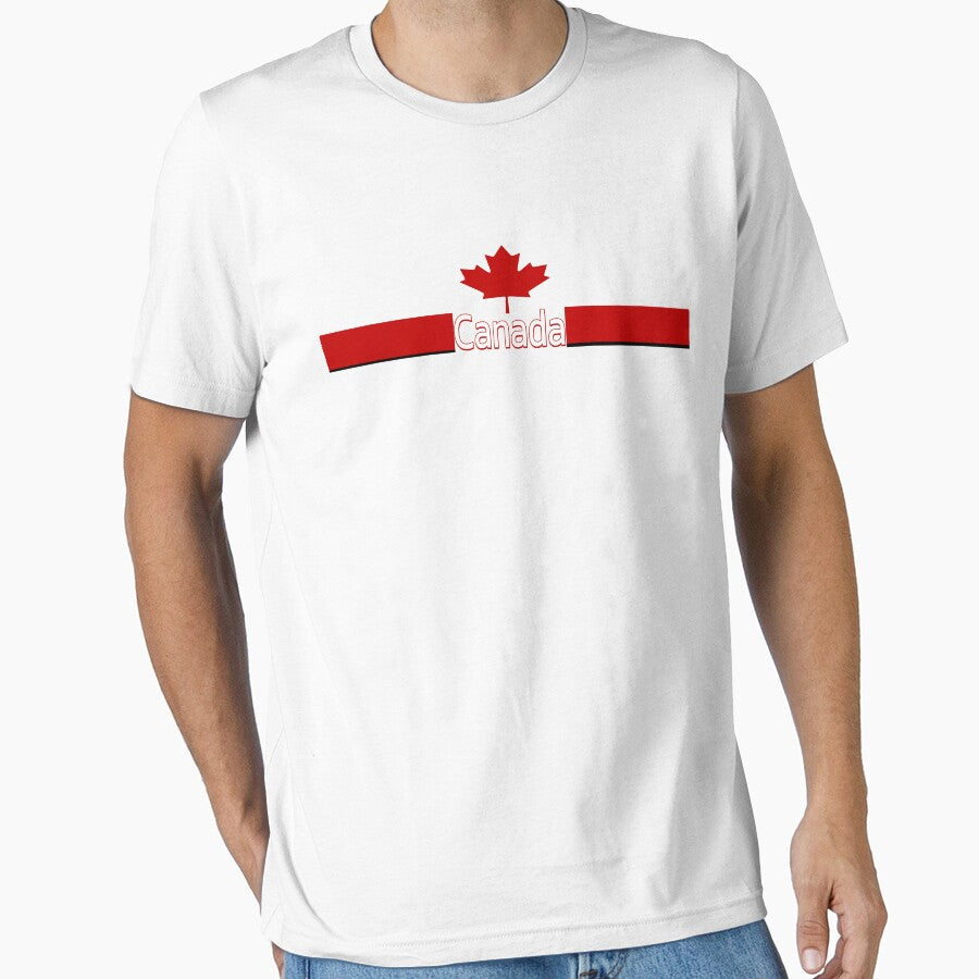 Canada fan flag jersey by LayersDesign Unisex T-shirt, Sweatshirt, Hoodie, Long Sleeve Tee - T-Shirt, Sweatshirt, Hoodie
