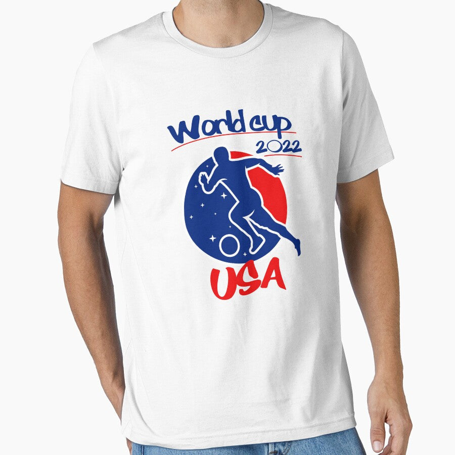 USA World Cup 2022 by Salukeart Unisex T-shirt, Sweatshirt, Hoodie, Long Sleeve Tee - T-Shirt, Sweatshirt, Hoodie