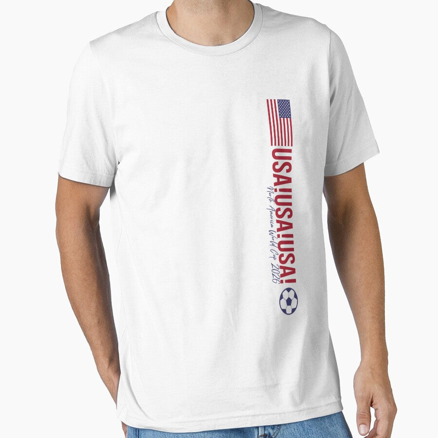 USA! USA! USA! by Mark4ArtTees Unisex T-shirt, Sweatshirt, Hoodie, Long Sleeve Tee - T-Shirt, Sweatshirt, Hoodie
