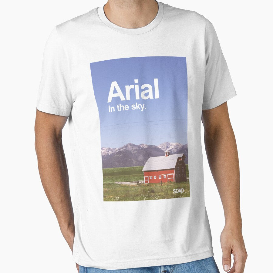 Arial in the sky SOAD by DesignByMcEvoy Unisex T-shirt, Sweatshirt, Hoodie, Long Sleeve Tee - T-Shirt, Sweatshirt, Hoodie