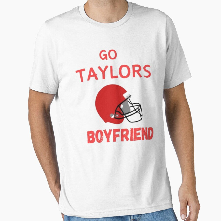 Go Taylor's Boyfriend Essential T-Shirt by Ahmedprodesign Unisex T-shirt, Sweatshirt, Hoodie, Long Sleeve Tee - T-Shirt, Sweatshirt, Hoodie