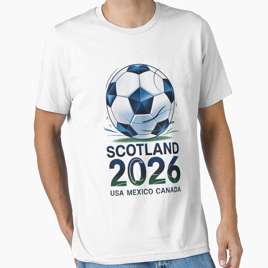 Scotland Soccer Football Design 2026 by CELTIC-DESIGNS Unisex T-shirt, Sweatshirt, Hoodie, Long Sleeve Tee - T-Shirt, Sweatshirt, Hoodie