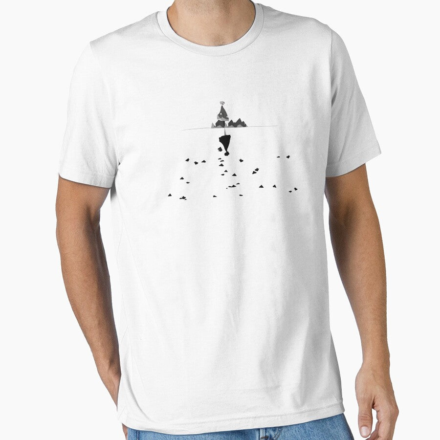 Gris Upside Down  Shattered Reflection by jacB Unisex T-shirt, Sweatshirt, Hoodie, Long Sleeve Tee - T-Shirt, Sweatshirt, Hoodie