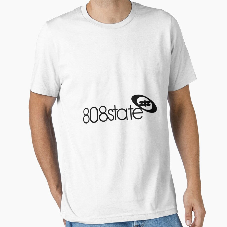 808 State - Plain Black by Stacy-Leuschke Unisex T-shirt, Sweatshirt, Hoodie, Long Sleeve Tee - T-Shirt, Sweatshirt, Hoodie