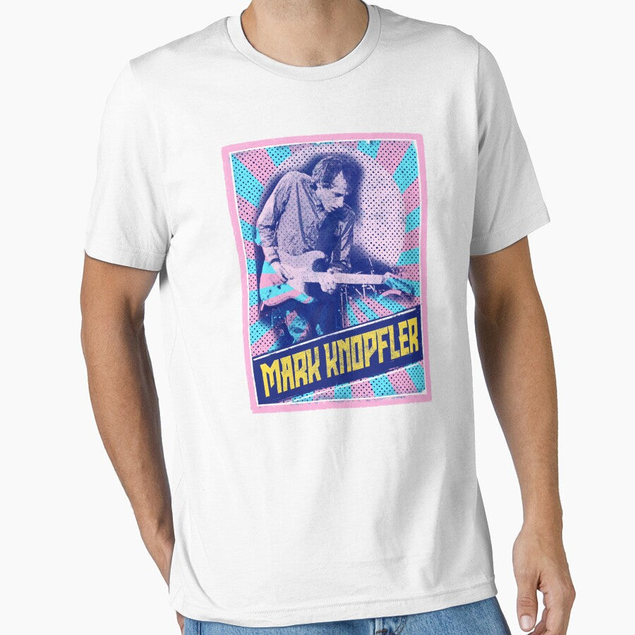 Pop Art Mark Knopfler 1980 by abah776 Unisex T-shirt, Sweatshirt, Hoodie, Long Sleeve Tee - T-Shirt, Sweatshirt, Hoodie