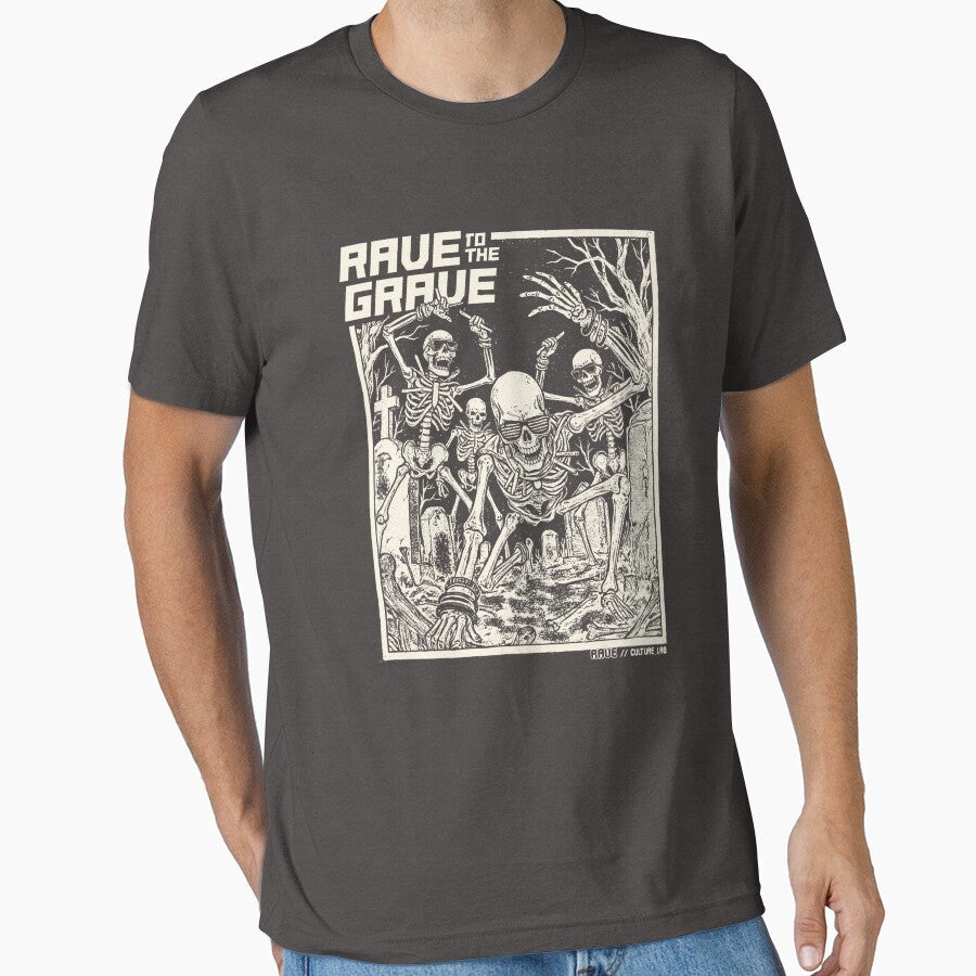 Rave to the Grave: Pantheon Squad - Bones Edition by RaveCultureLab Unisex T-shirt, Sweatshirt, Hoodie, Long Sleeve Tee - T-Shirt, Sweatshirt, Hoodie