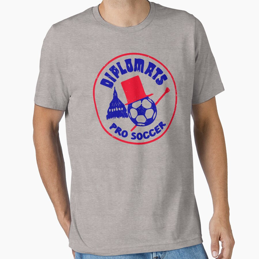 1974 Washington Diplomats Defunct Vintage Soccer by Ryan Jay Cruz Unisex T-shirt, Sweatshirt, Hoodie, Long Sleeve Tee - T-Shirt, Sweatshirt, Hoodie