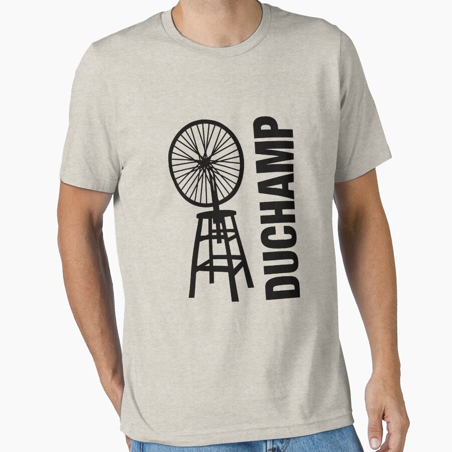 Marcel Duchamp's Bicycle Wheel Sculpture by lavenderochre Unisex T-shirt, Sweatshirt, Hoodie, Long Sleeve Tee - T-Shirt, Sweatshirt, Hoodie