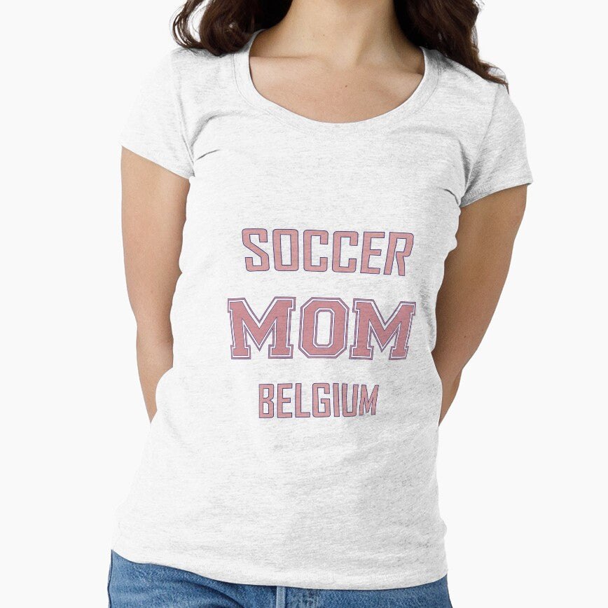 Proud BELGIUM Mom Soccer World Cup USA T-Shirt 2026 | Gift for Mom | Soccer Life Shirt by Mama ink co. - T-Shirt, Sweatshirt, Hoodie