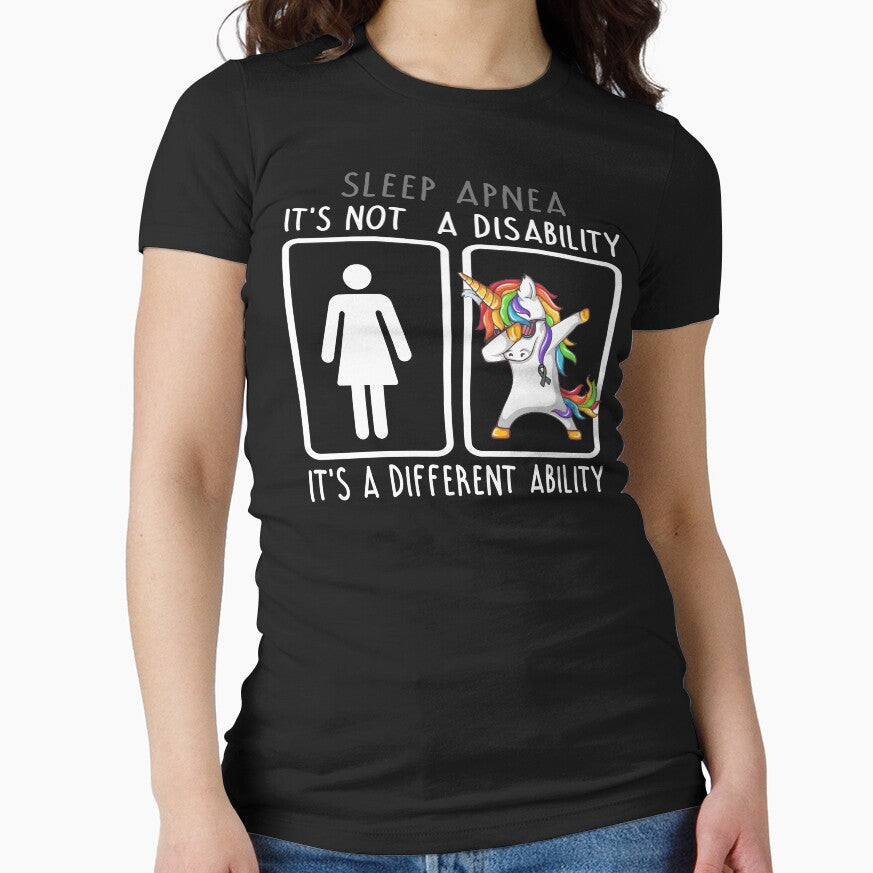 Sleep Apnea It's not a Disability It's a different Ability by DianabellShop Unisex T-shirt, Sweatshirt, Hoodie, Long Sleeve Tee - T-Shirt, Sweatshirt, Hoodie