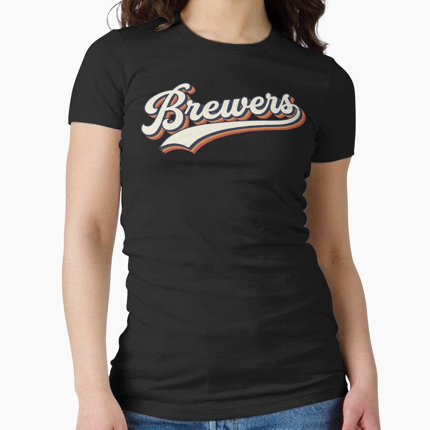 Brewers Script Logo Vintage Style Beer Lover Shirt Retro Brewing Design by ArcaneArtistry Unisex T-shirt, Sweatshirt, Hoodie, Long Sleeve Tee - T-Shirt, Sweatshirt, Hoodie