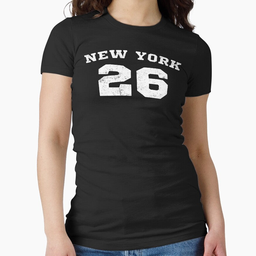 New York 2026 Vintage Distressed Soccer Football Design by BluecidDesign Unisex T-shirt, Sweatshirt, Hoodie, Long Sleeve Tee - T-Shirt, Sweatshirt, Hoodie