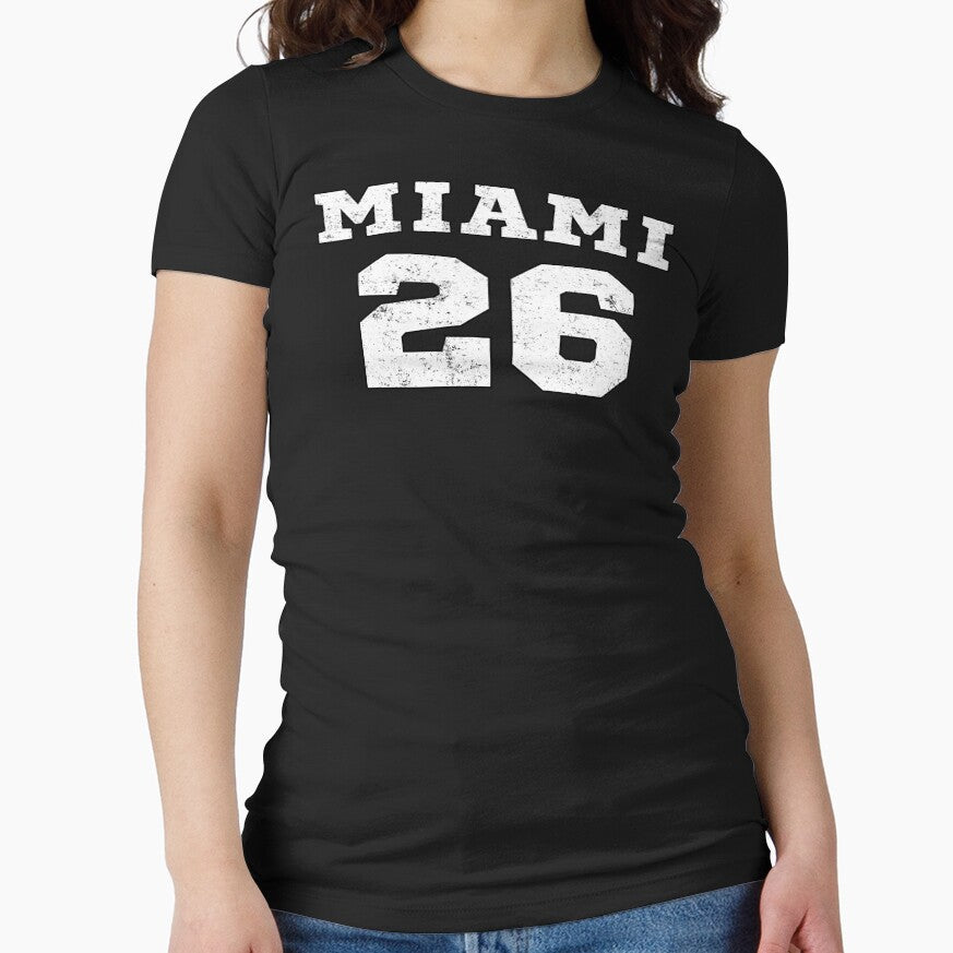 Miami 2026 Vintage Distressed Soccer Football Design by BluecidDesign Unisex T-shirt, Sweatshirt, Hoodie, Long Sleeve Tee - T-Shirt, Sweatshirt, Hoodie