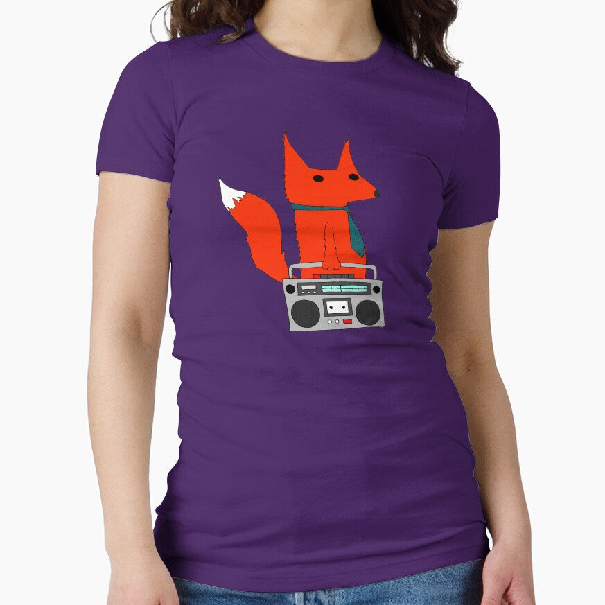 music fox by Michowl Unisex T-shirt, Sweatshirt, Hoodie, Long Sleeve Tee - T-Shirt, Sweatshirt, Hoodie