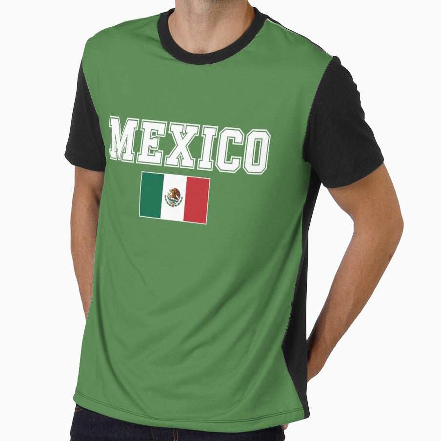 Mexican Flag Bandera Mexicana Mexico by littlemiscat Unisex T-shirt, Sweatshirt, Hoodie, Long Sleeve Tee - T-Shirt, Sweatshirt, Hoodie