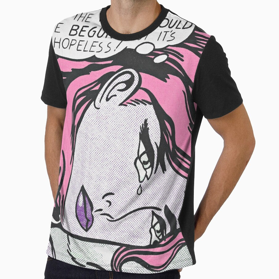 Roy Lichtenstein "hopeless" - the pastel goth edits by TrezeTreze Unisex T-shirt, Sweatshirt, Hoodie, Long Sleeve Tee - T-Shirt, Sweatshirt, Hoodie