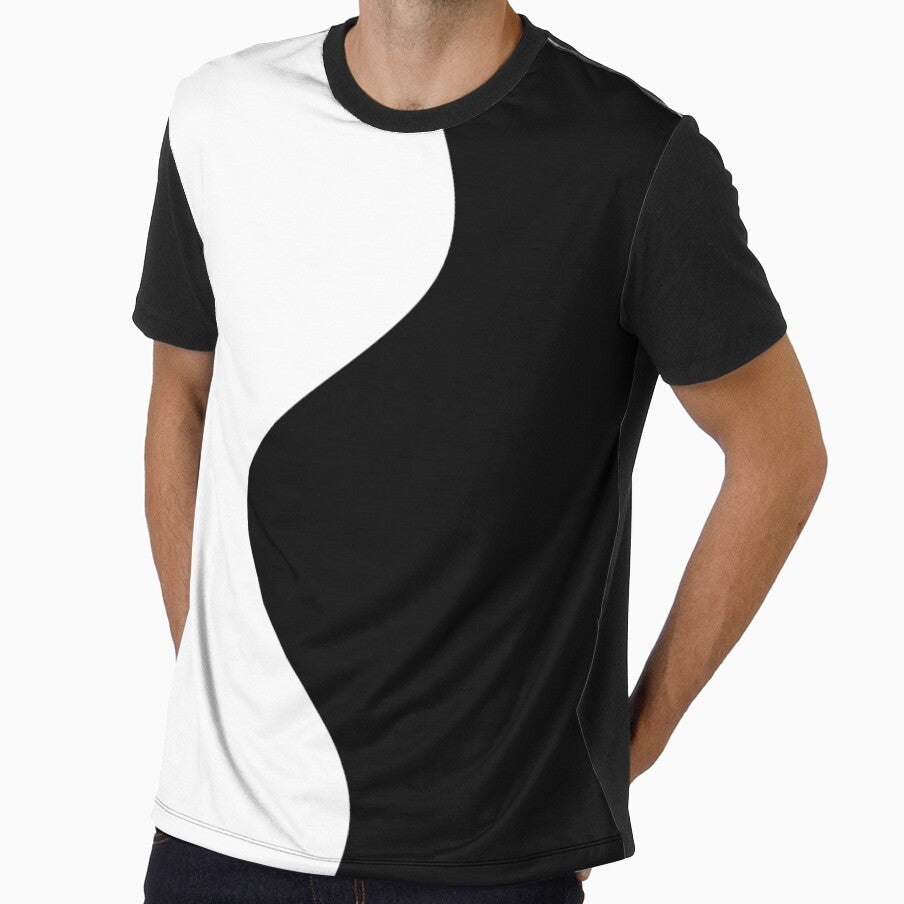 Black and White - Wavy by PrimeDuplex Unisex T-shirt, Sweatshirt, Hoodie, Long Sleeve Tee - T-Shirt, Sweatshirt, Hoodie