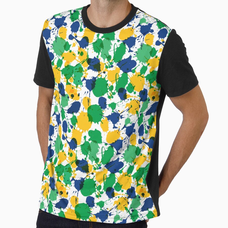 Brazilian Splash by kawaiistudio Unisex T-shirt, Sweatshirt, Hoodie, Long Sleeve Tee - T-Shirt, Sweatshirt, Hoodie