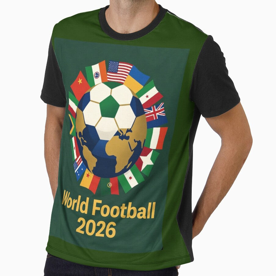 Retro 2026 Soccer Nations Football Vintage Poster T-Shirt by Nexus Space Unisex T-shirt, Sweatshirt, Hoodie, Long Sleeve Tee - T-Shirt, Sweatshirt, Hoodie