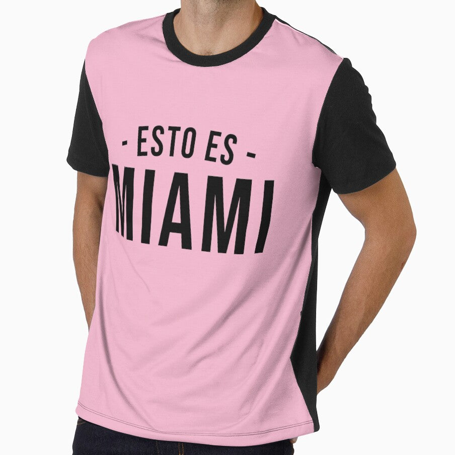Esto Es Miami Soccer by mBshirts Unisex T-shirt, Sweatshirt, Hoodie, Long Sleeve Tee - T-Shirt, Sweatshirt, Hoodie