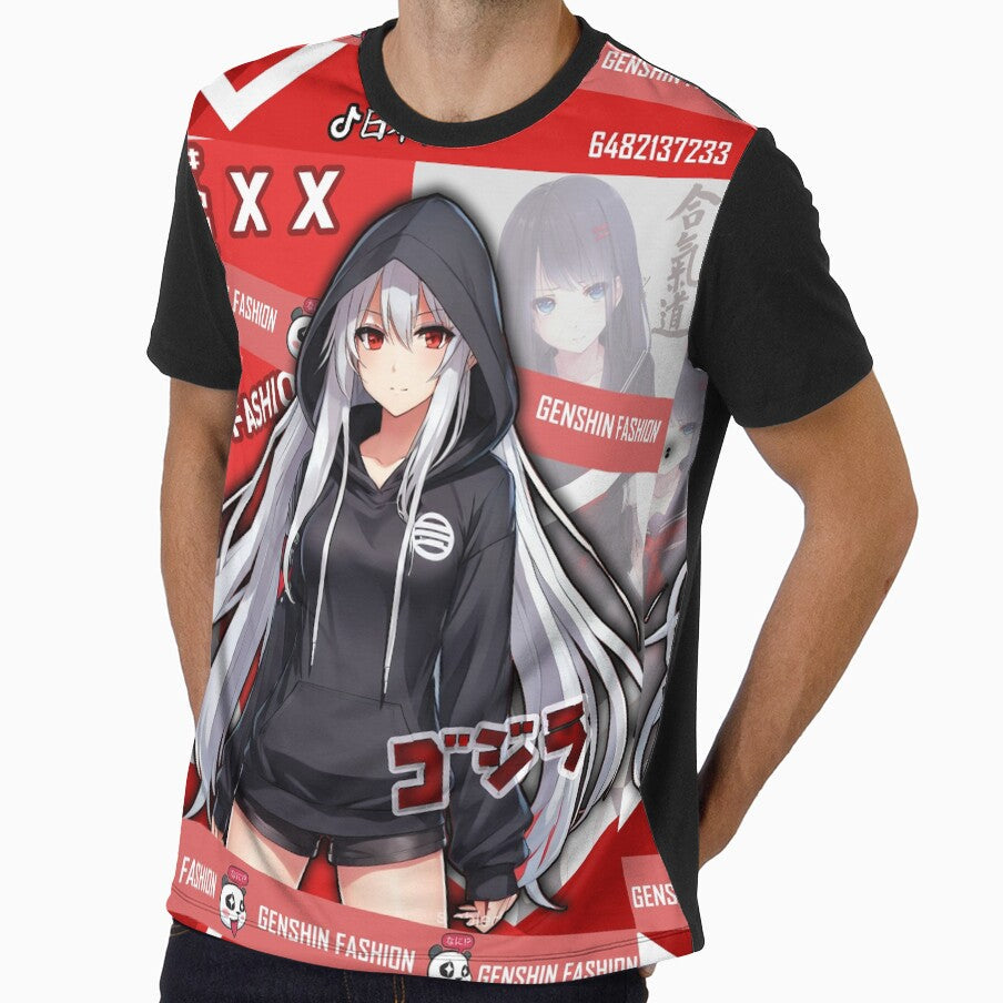 anime design by jasneetchopra27 Unisex T-shirt, Sweatshirt, Hoodie, Long Sleeve Tee - T-Shirt, Sweatshirt, Hoodie